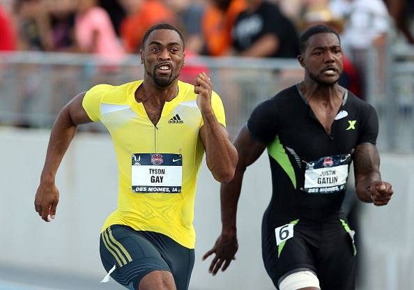 Tyson Gay wins US 100m