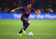 Luis Suarez capped off a great debut season with Barcelona by scoring a goal in the Champions League final