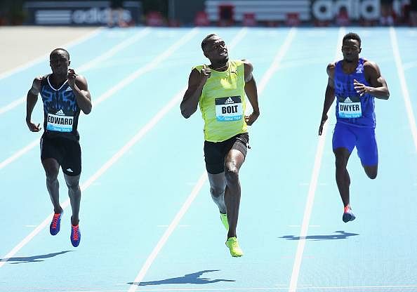Bolt wins 200m at New York Diamond League, unhappy