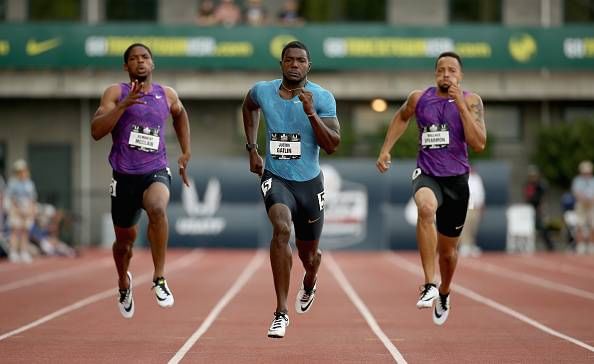 Gatlin becomes fifth-fastest in 200m history