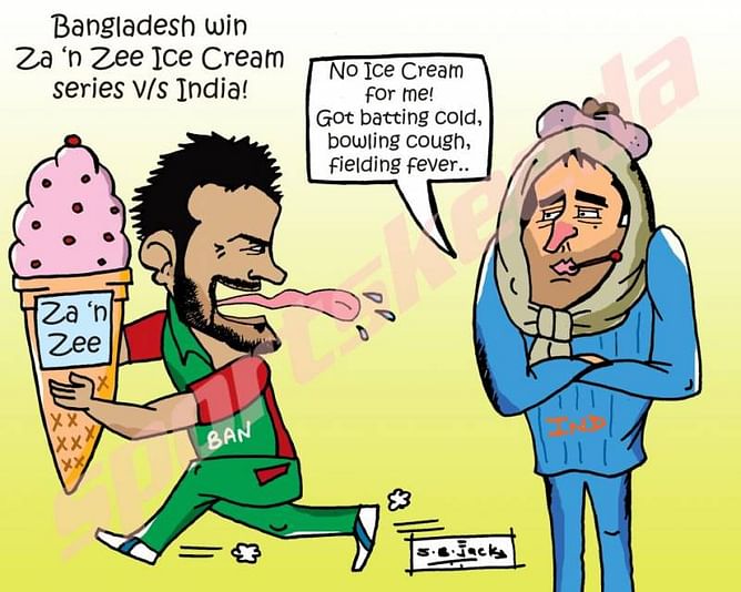 Bangaldesh win Za 'n Zee Ice Cream series