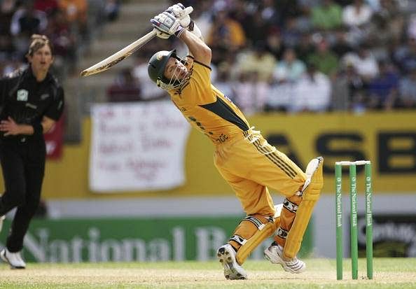Brad Hodge playing for Australia in 2007