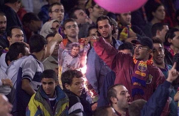 Barcelona block Luis Figo from featuring in their legends team for UEFA match