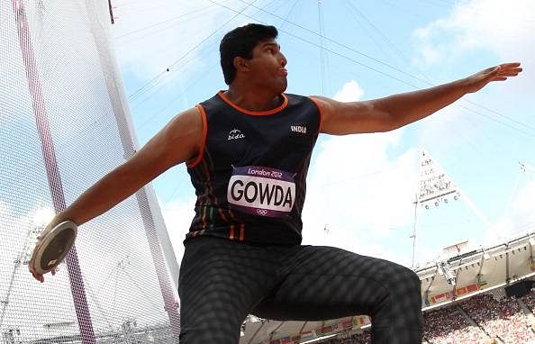 Vikas Gowda clinches Gold at the 2015 Asian Athletics Championships