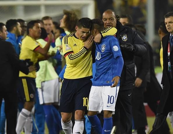 I told Neymar to stay calm, says James Rodriguez