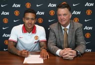 Manchester United Memphis Depay Louis van Gaal