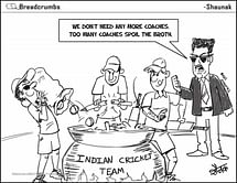 Comic: Ravi Shastri doesn't want more coaches in team India