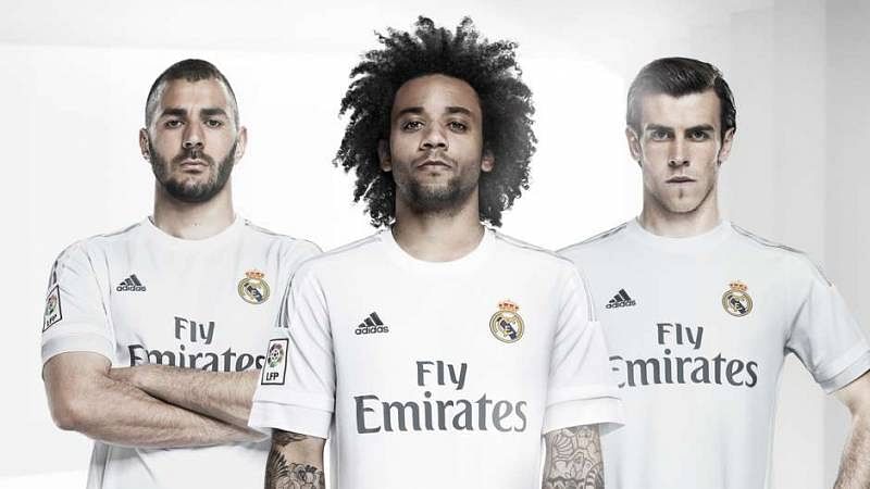 Adidas Adidas Real Madrid 2015 2016 Away Football Shirt Jersey