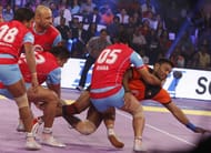 Jaipur Pink Panthers team effort