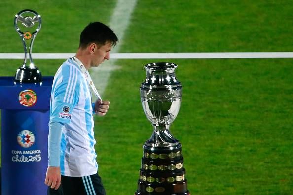 Is Messi following in the footsteps of Pele and Maradona or of Cruyff, Zico and Eusebio?