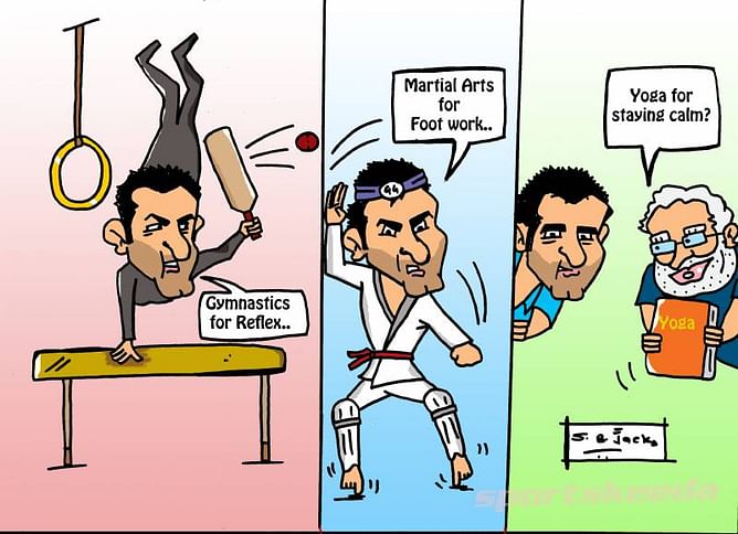 Gambhir training with Martial Arts & Gymnastics, but is he missing something?