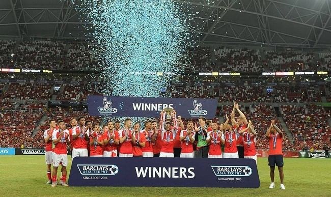 Highlights: Arsenal beat Everton 3-1 to win Barclays Asia Trophy