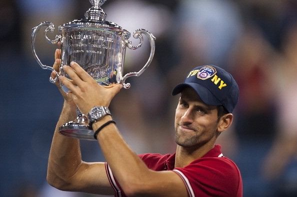 Novak lifts his first US Open trophy in 2011