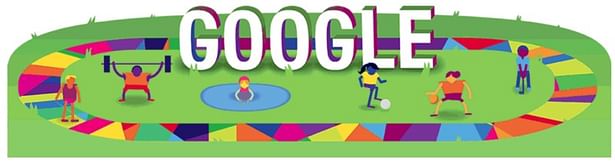 Google doodle celebrates the start of Los Angeles Special Olympics