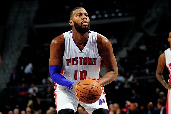 Greg Monroe while for the Pistons