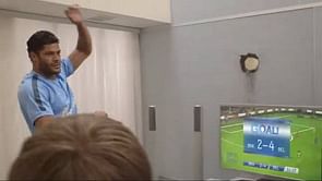 Video: Hulk sends video game controller smashing through a wall after losing