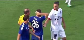 Video: Zlatan Ibrahimovic delivers brutal elbow to John Terry during PSG-Chelsea clash