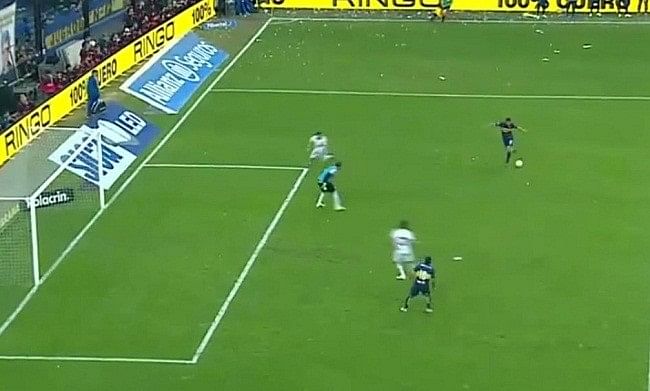 Video: Calleri scores unreal Rabona goal for Boca Juniors, even Diego Maradona celebrates wildly