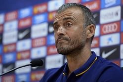 Luis Enrique upbeat despite Barcelona's loss to Manchester United