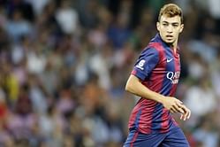 The promising Barcelona prospect Munir El-Haddadi linked with Arsenal and Chelsea