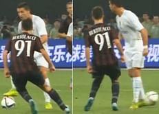 Video: Real Madrid star Cristiano Ronaldo pulls off cheeky no-look pass against AC Milan