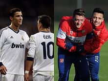 Arsenal star Mesut Ozil compares Cristiano Ronaldo and Alexis Sanchez after being quizzed by fan