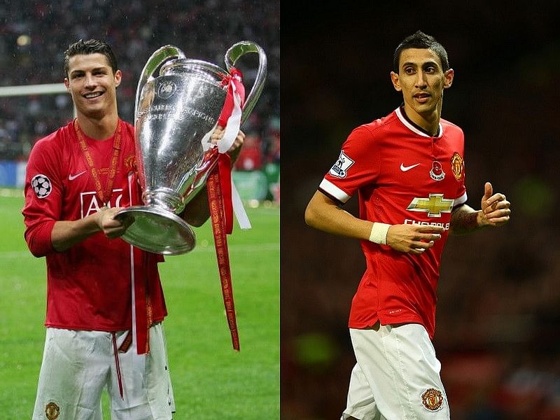 Cristiano Ronaldo Angel Di Maria Manchester United