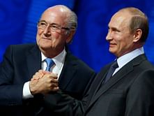 Vladimir Putin believes Sepp Blatter deserves a Nobel Prize for his contributions