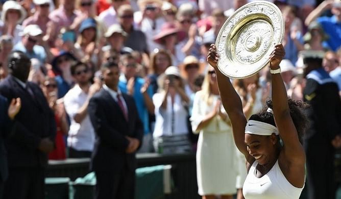 Serena Williams beat Garbine Muguruza in straight sets to win her sixth Wimbledon crown