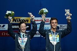 Tom Daley-Rebecca Gallantree claim mixed team diving event at World Championships