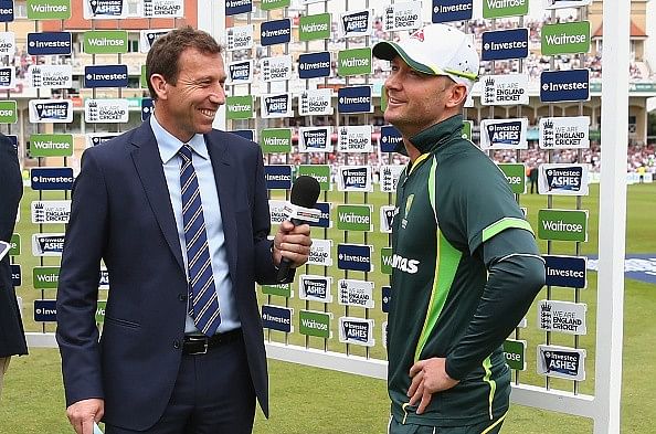 Michael Clarke breaks down as he confirms his international retirement