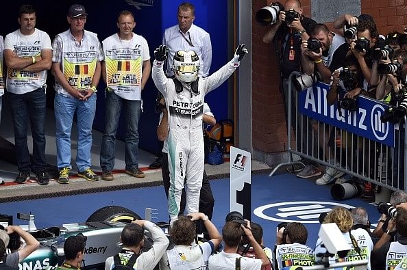 Lewis Hamilton wins the Belgian Grand Prix