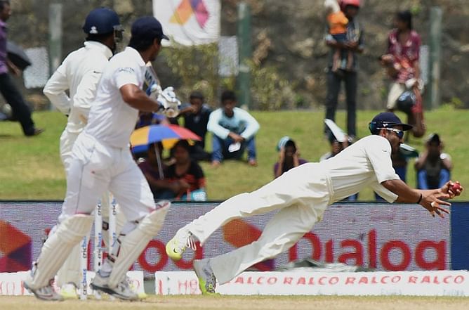 Ajinkya Rahane breaks world record for most catches (8) by a fielder in a Test match