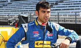 Podium again for Armaan Ebrahim in the Lamborghini Super Trofeo Series