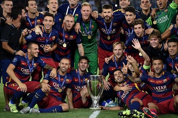 Barcelona win 5-4 thriller against Sevilla in extra-time to clinch UEFA Super Cup