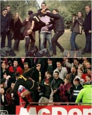 Eric cantona manchester united kung fu kick