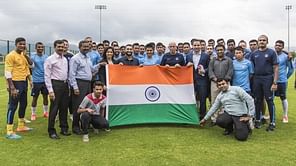 Indian national football team launches Natural Turf at DSK Dream City Football Fields