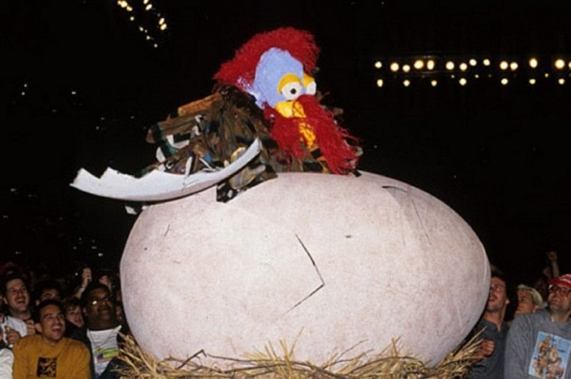 The Undertaker was supposed to hatch from a giant egg as The Eggman.