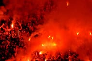 Fenerbahce fans flares rivalry