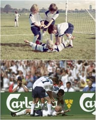 Gazza Dentist Chair Celebration recreated