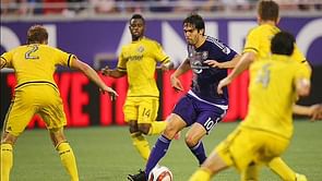 Video: Kaka proves he has still got it with a cheeky double nutmeg