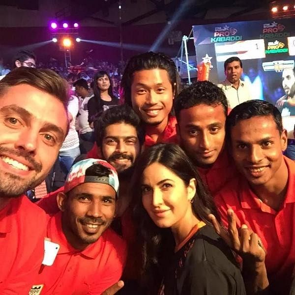 Katrina Kaif Mumbai City FC players pro kabaddi