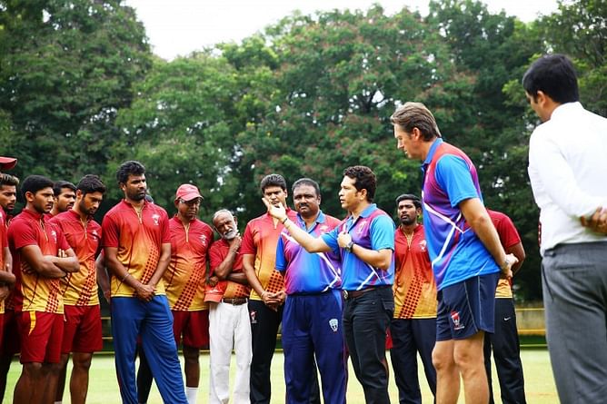 Tendulkar and McGrath join hands to mentor the new batch of upcoming pace bowlers