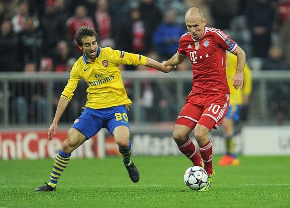 Robben Flamini Arsenal Bayern Munich