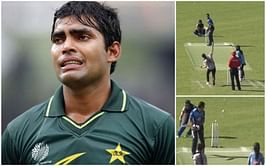 Video: Umar Akmal bowled by girl in Norway
