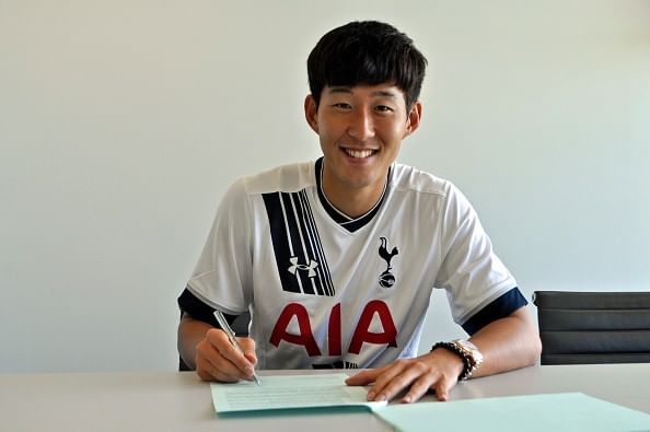 Tottenham announce new signing Heung-Min Son from Leverkusen