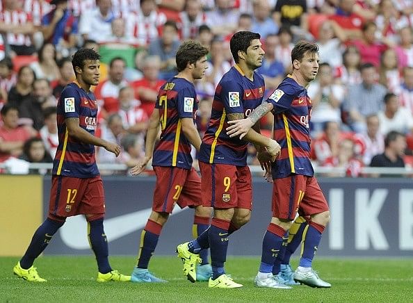 Athletic Club 0-1 Barcelona: Luis Suarez strike seals three points for defending champions