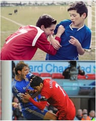 Luis Suarez Liverpool Ivanovic bite