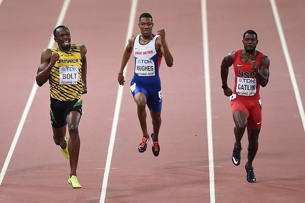 Usain Bolt wins 200m final at the 2015 IAAF World Championships