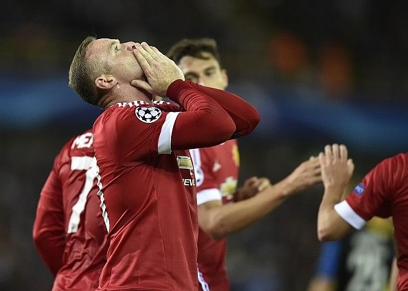Wayne Rooney hat-trick goals Manchester United Club Brugge